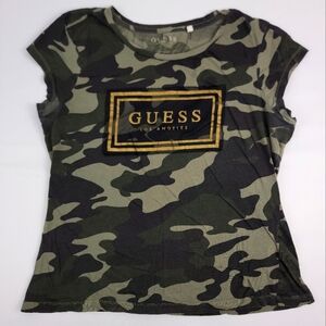 Women's XL Camo GUESS Top shirt